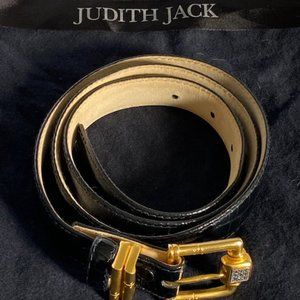 SOLD  Judith Jack Leather Belt with bag, XL